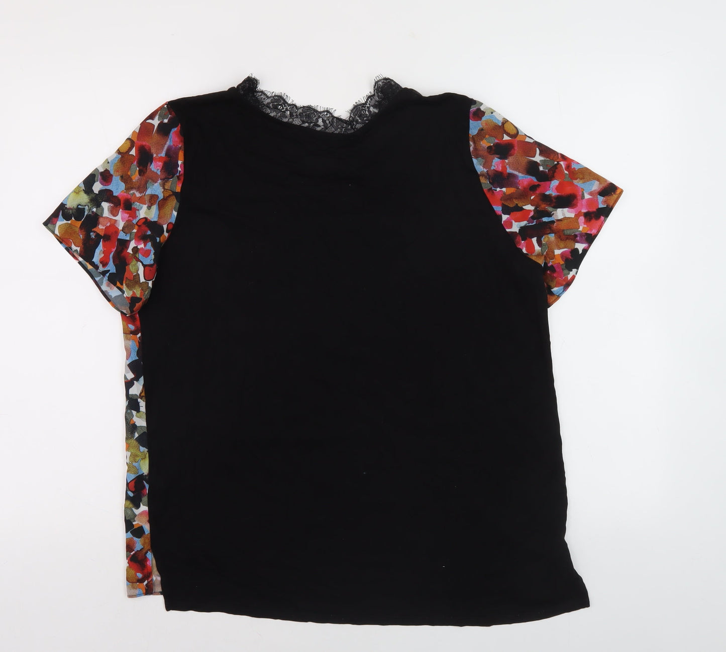 French Connection Women's Multicoloured Lace Blouse L