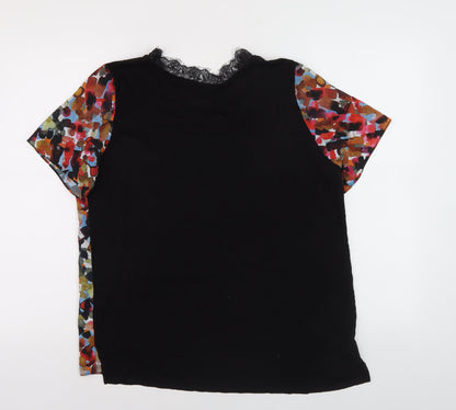 French Connection Women's Multicoloured Lace Blouse L