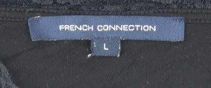 French Connection Women's Multicoloured Lace Blouse L