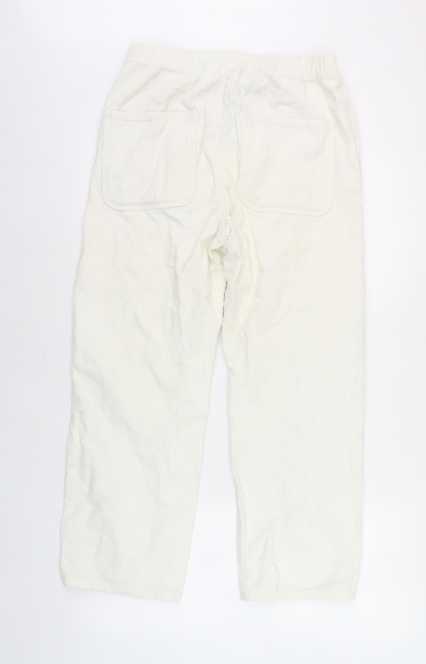 Reclaimed Vintage Men's White Trousers M Cotton