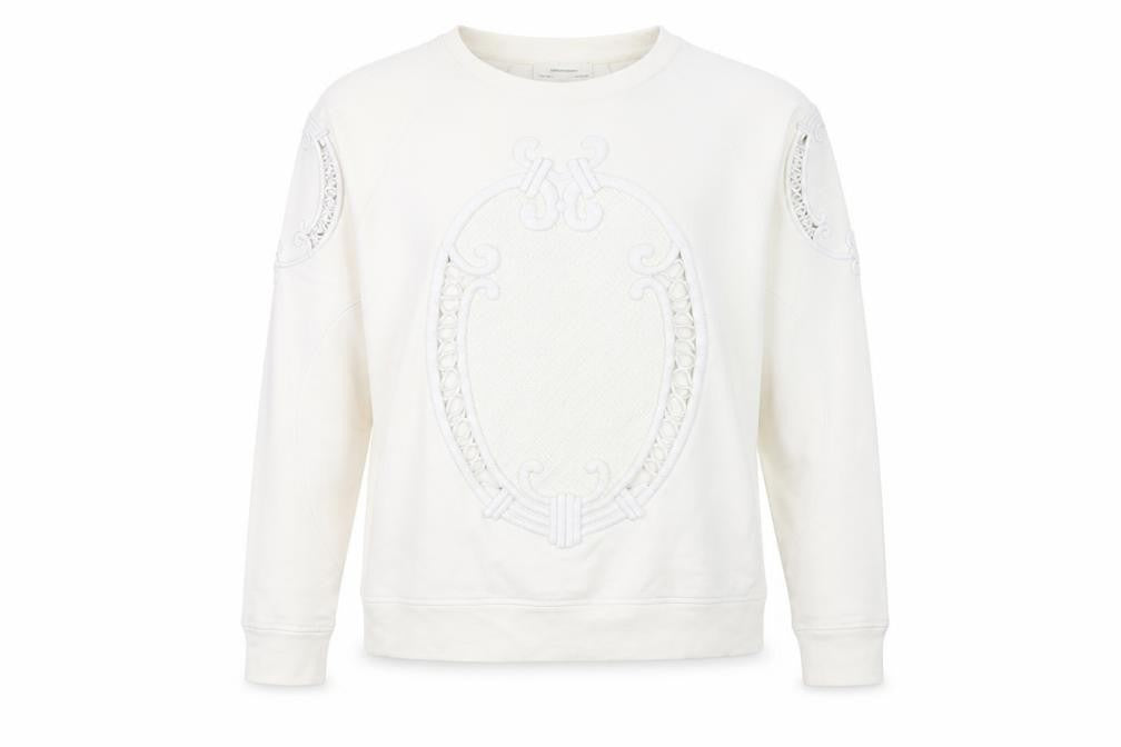 Womens UK Size M Zara White Pullover Jumper