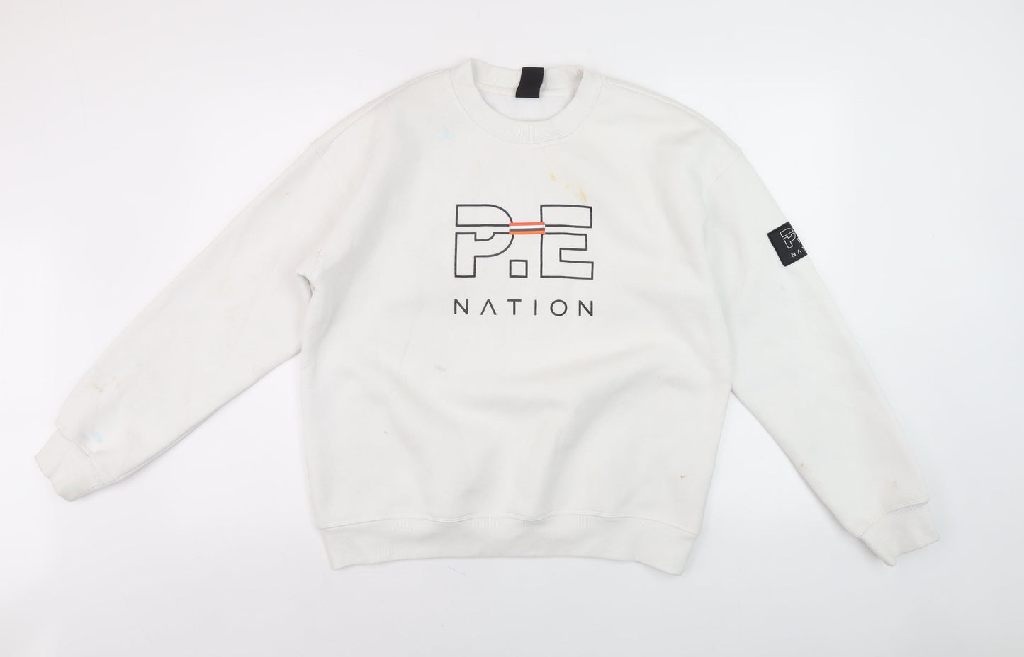 P.E Nation Unisex White Pullover S Casual Jumper