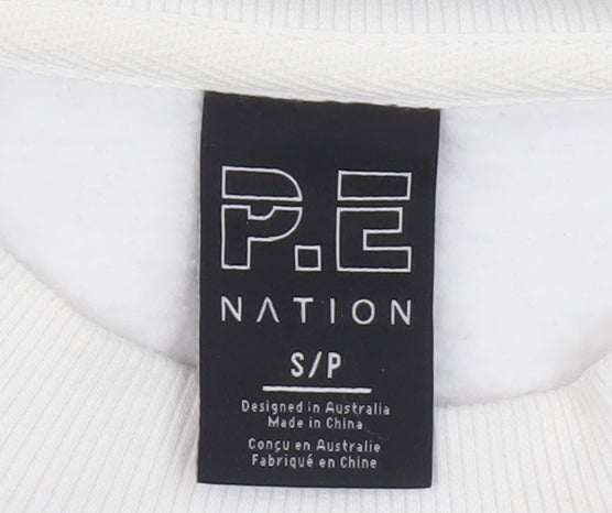 P.E Nation Unisex White Pullover S Casual Jumper
