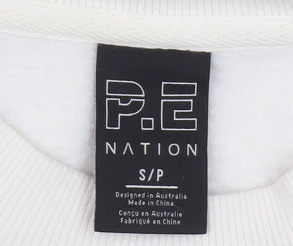 P.E Nation Unisex White Pullover S Casual Jumper