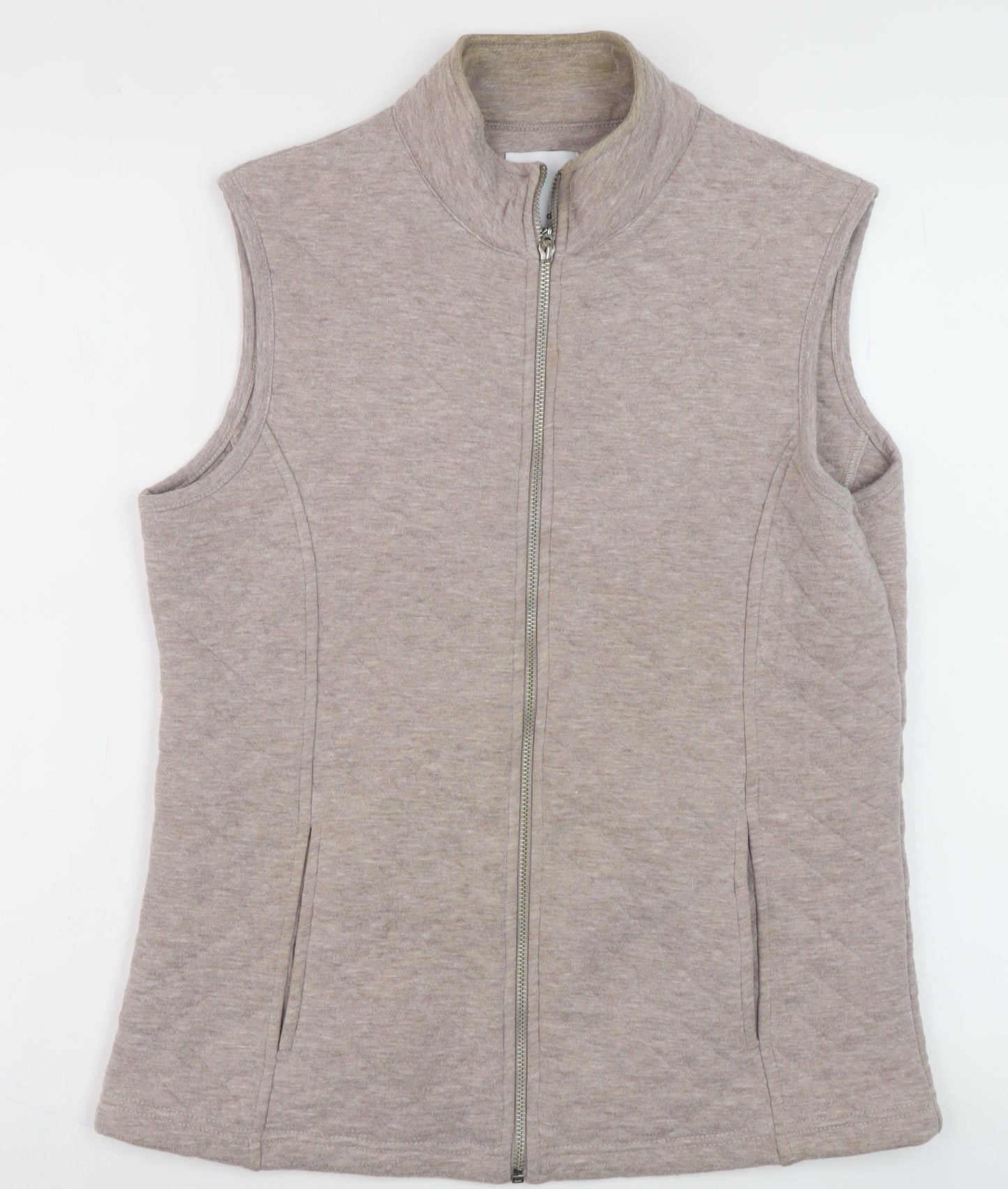 Womens UK Size 10 DASH Beige Gilet