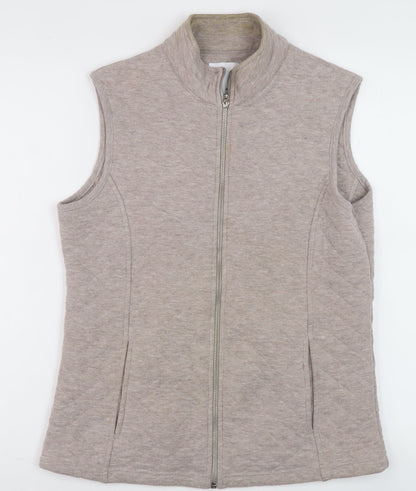 Womens UK Size 10 DASH Beige Gilet