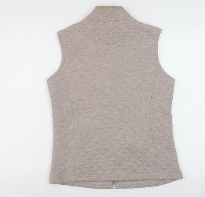 Womens UK Size 10 DASH Beige Gilet