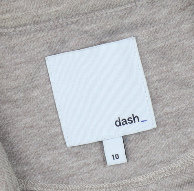 Womens UK Size 10 DASH Beige Gilet