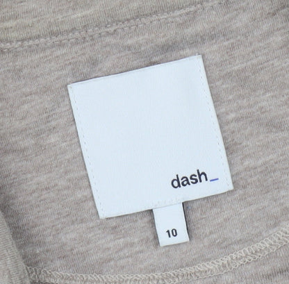 Womens UK Size 10 DASH Beige Gilet