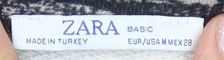 Womens UK Size M Zara Multicoloured Pullover Jumper