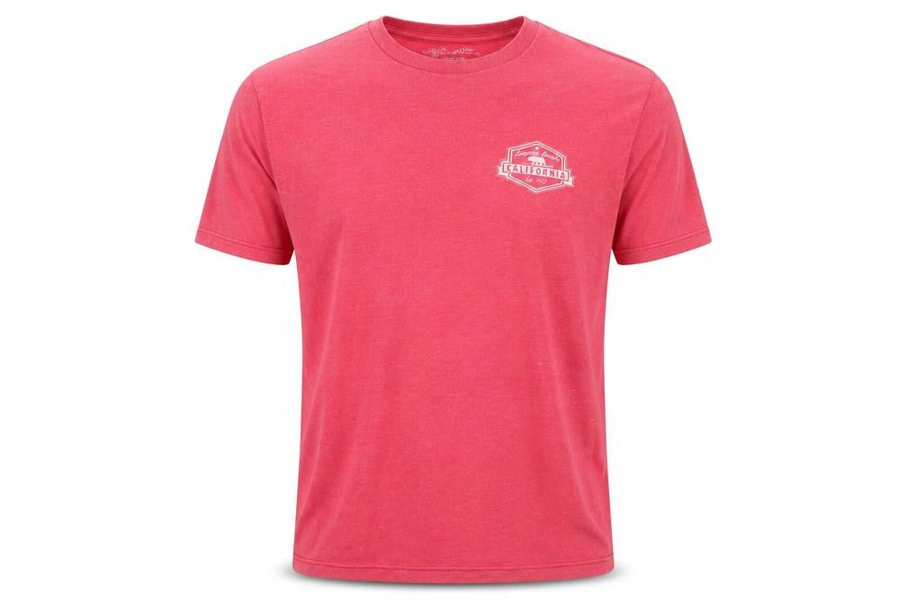 Stylemaster Men's Red California Graphic T-Shirt - M