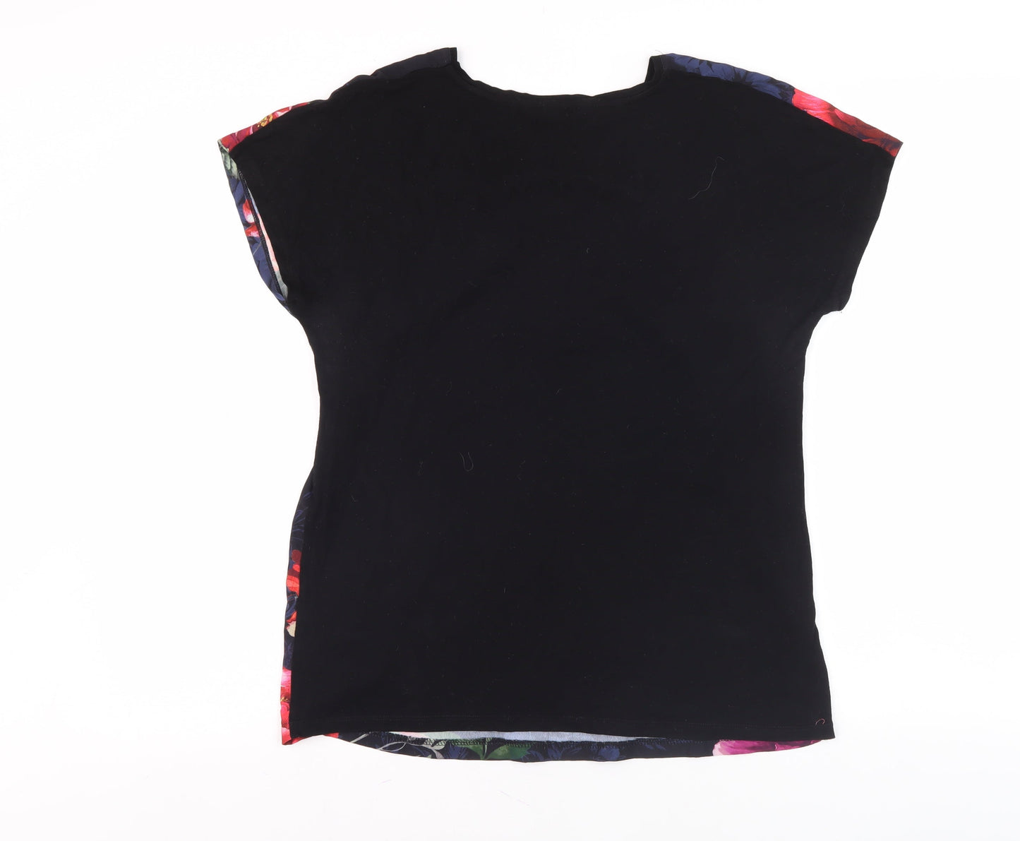 Womens UK Size 10 Bonmarché Multicoloured Basic T-Shirt