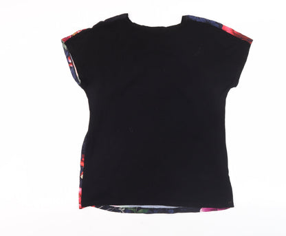 Womens UK Size 10 Bonmarché Multicoloured Basic T-Shirt