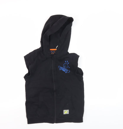 Monsoon Boys' Black Hooded Jacket 9-10 Years