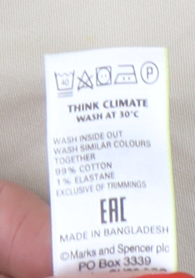 Womens UK Size 18 Marks and Spencer Classic Fit  Beige Trousers