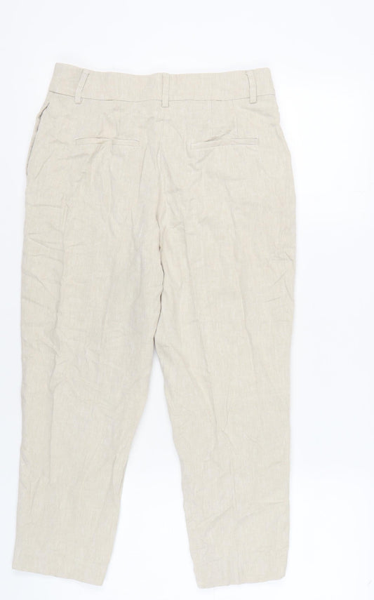 Womens UK Size 12 H&M   Beige Trousers