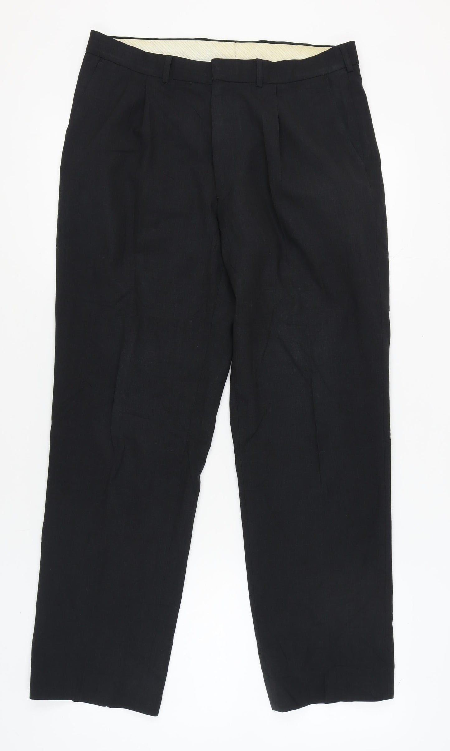 Marks and Spencer Men's Black Dress Pants 33 in