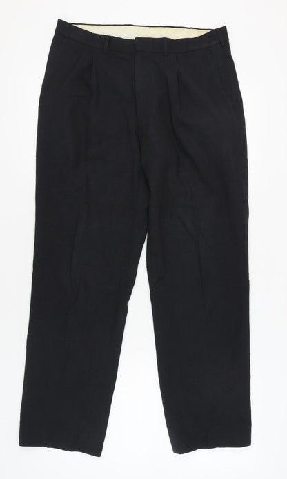 Marks and Spencer Men's Black Dress Pants 33 in