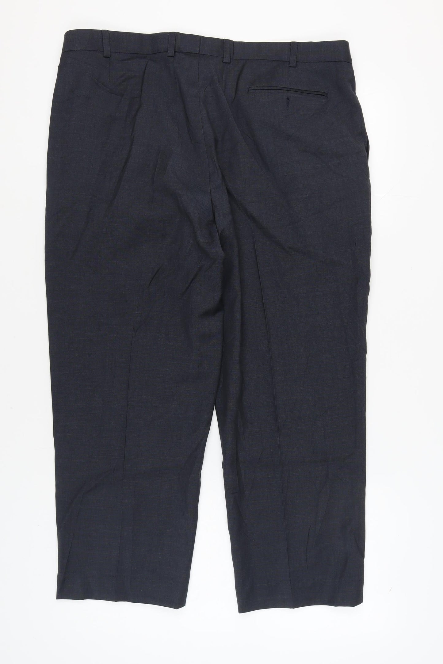 Marks and Spencer Men's Blue Wool Dress Pants 40