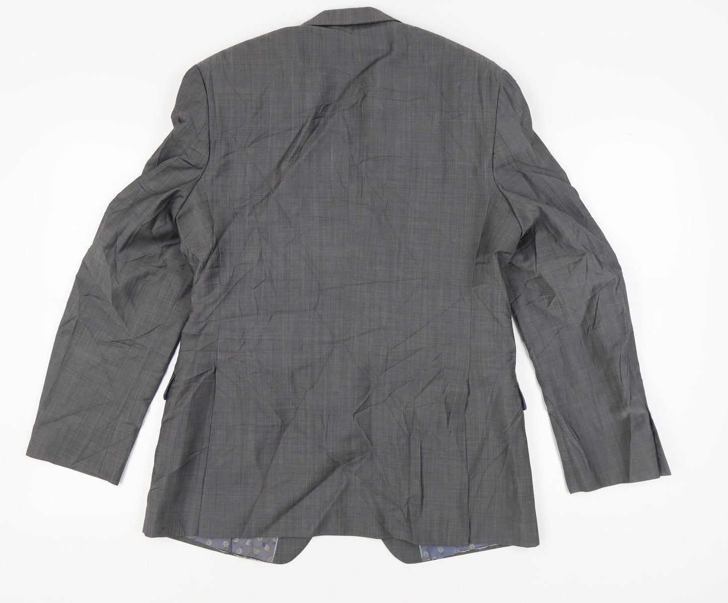 Gibson London Men's Grey Blazer, Regular Fit, Size 40R