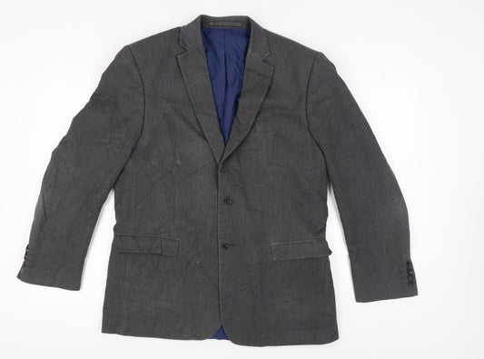 Mens UK Size 42 Marks and Spencer Regular Grey Suit Jacket