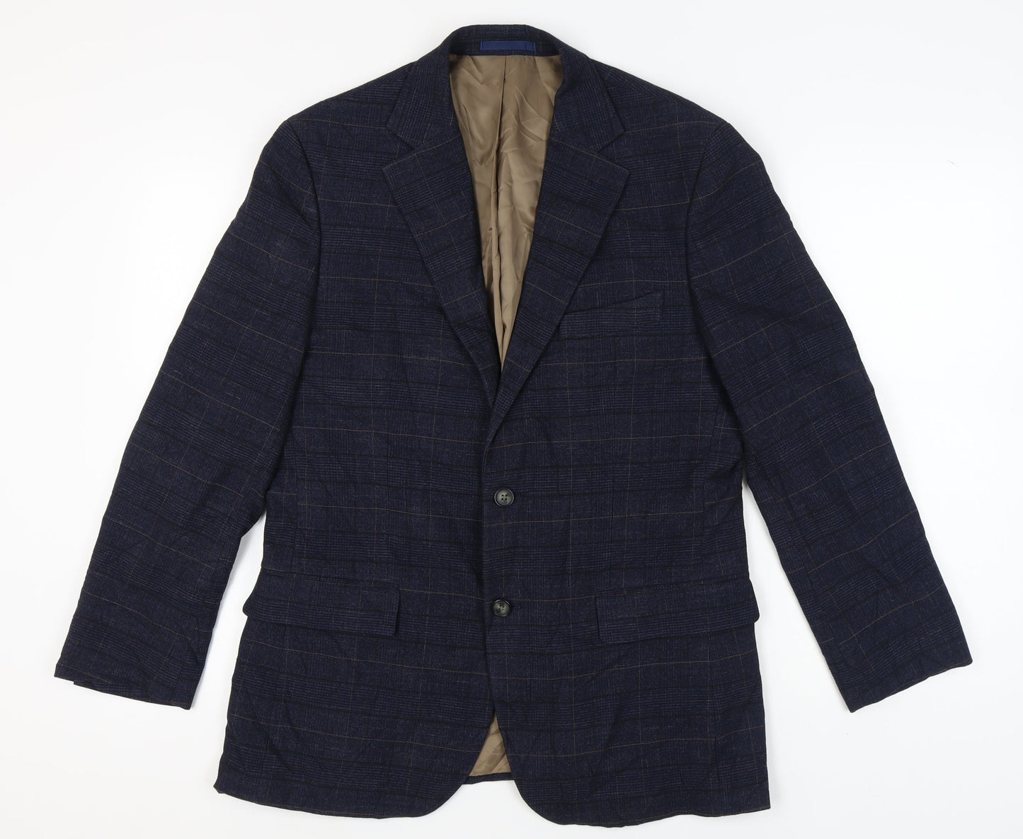 Mens UK Size 42 Moss 1851 Regular Blue Suit Jacket