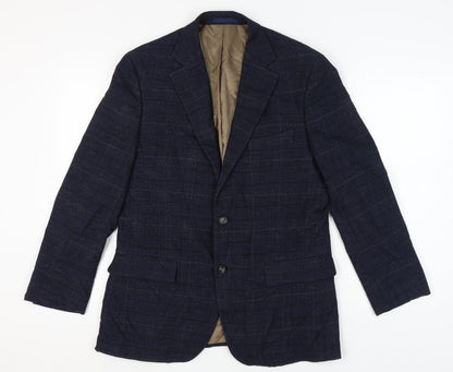 Mens UK Size 42 Moss 1851 Regular Blue Suit Jacket