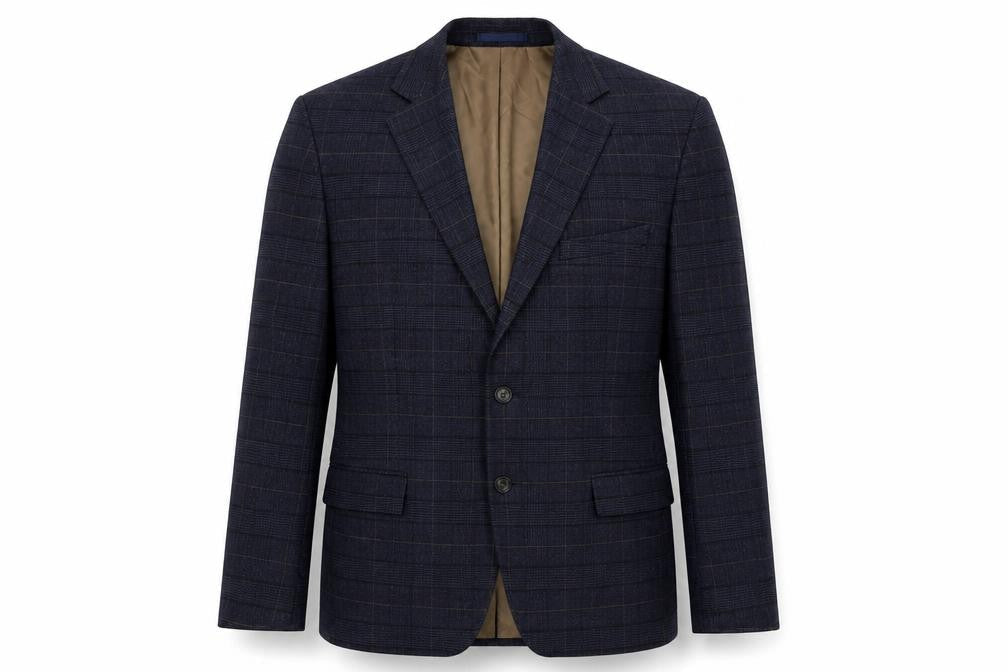 Mens UK Size 42 Moss 1851 Regular Blue Suit Jacket