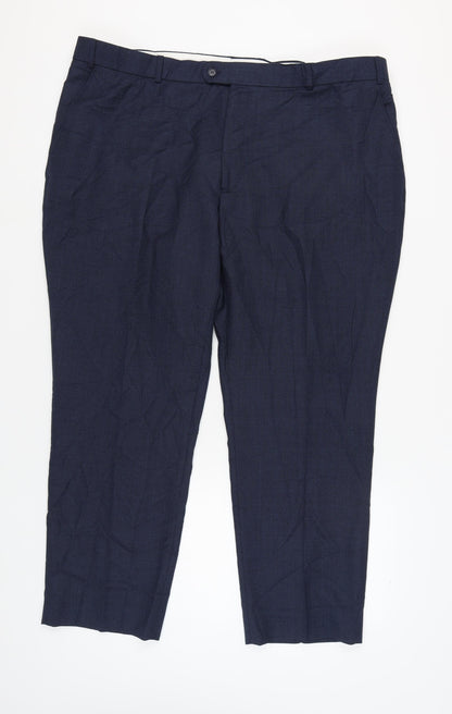 Mens UK Size 46 in Centaur   Blue Trousers