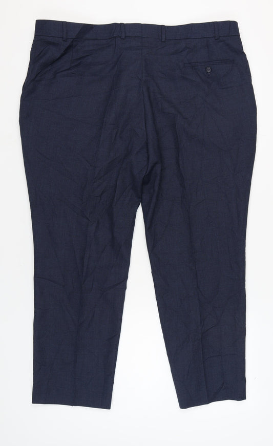 Mens UK Size 46 in Centaur   Blue Trousers