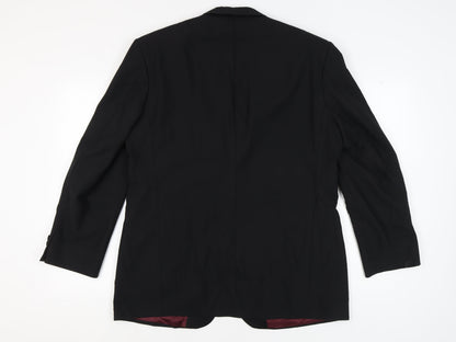 Marks & Spencer Men's Black Blazer - Medium