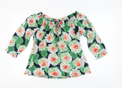 Womens UK Size 14 Dorothy Perkins Multicoloured Basic Blouse