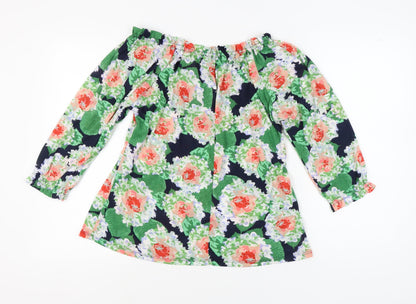 Womens UK Size 14 Dorothy Perkins Multicoloured Basic Blouse