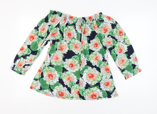 Womens UK Size 14 Dorothy Perkins Multicoloured Basic Blouse