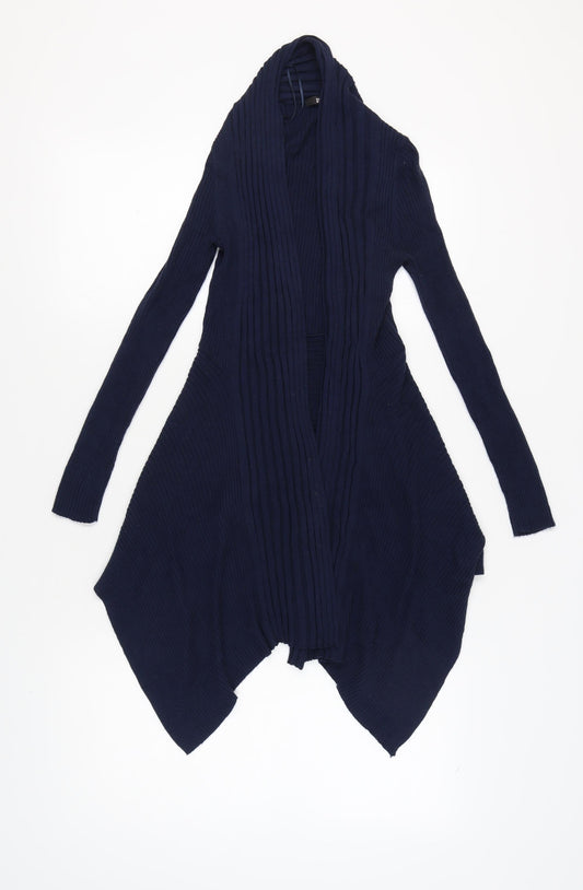Womens UK Size 10 Marks and Spencer Blue Cardigan Jumper