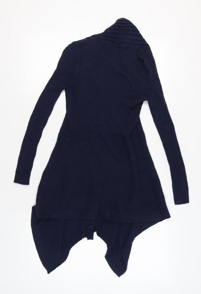 Womens UK Size 10 Marks and Spencer Blue Cardigan Jumper
