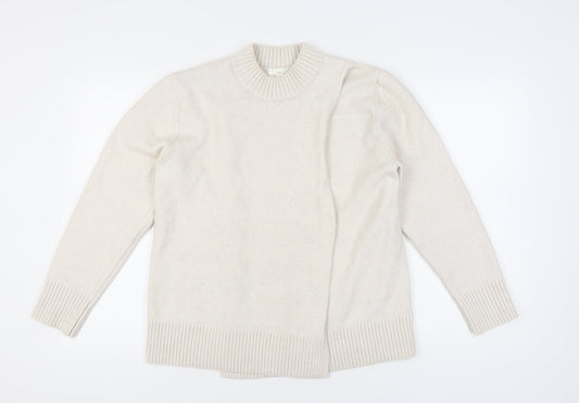 Womens UK Size M H&M Ivory Pullover Jumper