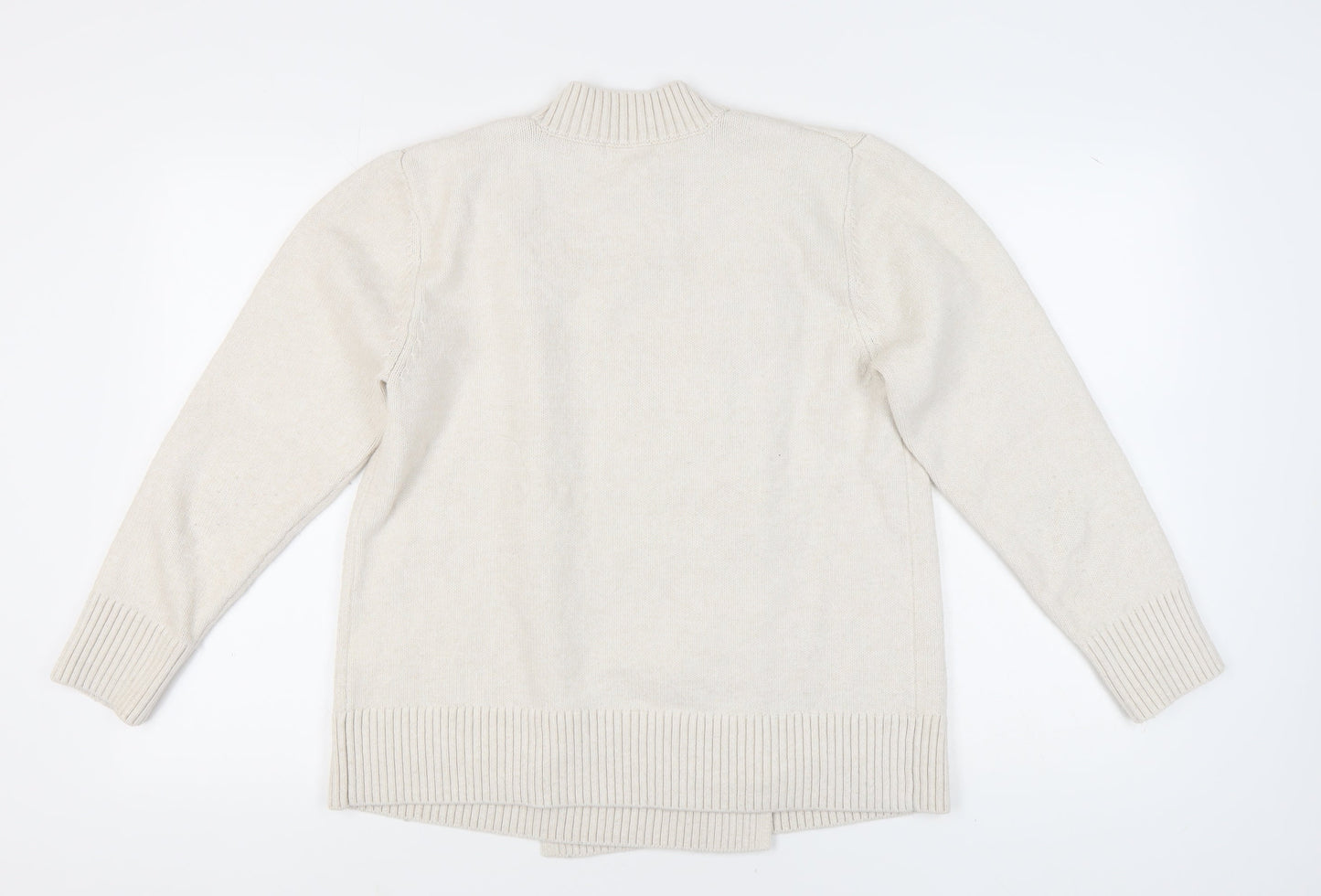 Womens UK Size M H&M Ivory Pullover Jumper