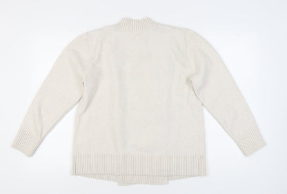 Womens UK Size M H&M Ivory Pullover Jumper