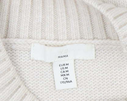 Womens UK Size M H&M Ivory Pullover Jumper