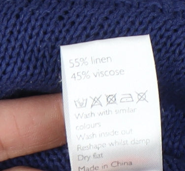 Womens UK Size 14 John Lewis Blue Pullover Jumper