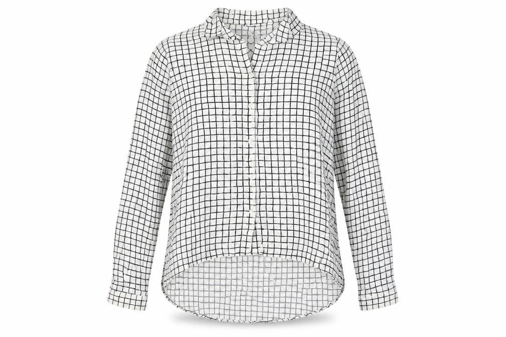 Womens UK Size 10 Topshop White Basic Button-Up
