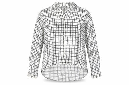 Womens UK Size 10 Topshop White Basic Button-Up