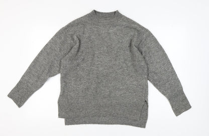 Womens UK Size XS H&M Grey Pullover Jumper