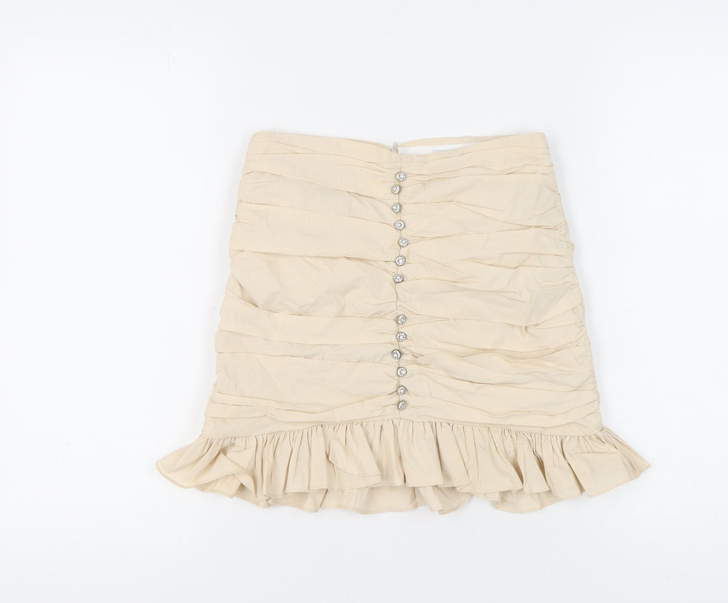 Womens UK Size S Zara Ruffle  Skirt