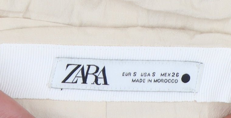 Womens UK Size S Zara Ruffle  Skirt