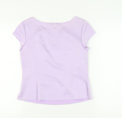 Precis Petite Women's Purple Blouse, Size 10, Petite