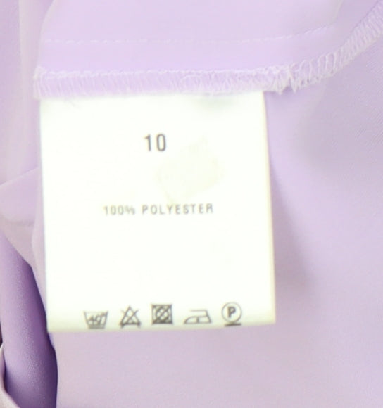 Precis Petite Women's Purple Blouse, Size 10, Petite