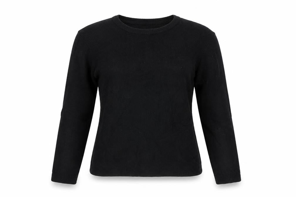 Womens UK Size XS Pull&Bear Black Pullover Jumper