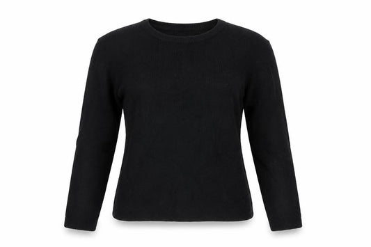 Womens UK Size XS Pull&Bear Black Pullover Jumper